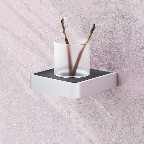 Набор аксессуаров для ванной Damixa Jupiter DAK77B2803W Хром Черный матовый