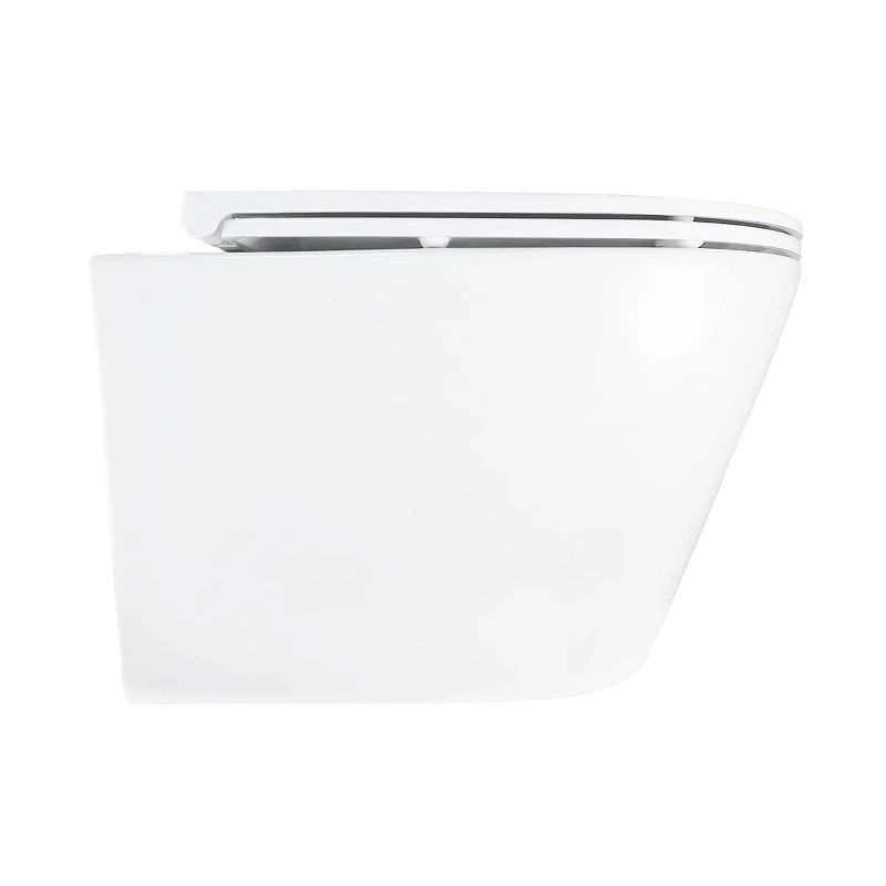 Унитаз Azario Songo AZ-5180T-WHT подвесной цвет Белый с сиденьем Микролифт