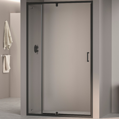 Душевая дверь RGW Passage PA-008B 80 350800889-14 профиль Черный стекло прозрачное