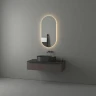 Зеркало Evoform Ledshine 50х100 BY 2598 с подсветкой 21,5 W - без выключателя - теплый белый свет