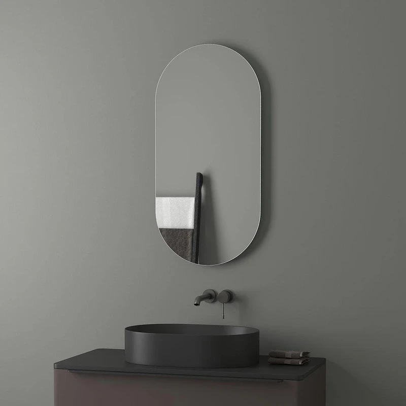 Зеркало Evoform Ledshine 50х100 BY 2598 с подсветкой 21,5 W - без выключателя - теплый белый свет