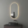 Зеркало Evoform Ledshine 50х100 BY 2598 с подсветкой 21,5 W - без выключателя - теплый белый свет