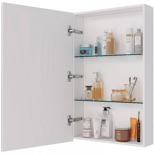 Зеркальный шкаф Lemark Universal 50 LM50ZS-U Белый глянец