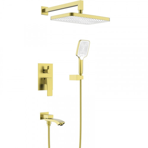 Душевая система Raglo R01.27.03 Золото матовое латунь встраиваемый