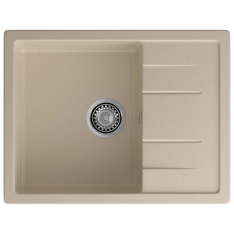 Кухонная мойка GranFest Quadro Q-650L кашемир цвет Кашемир