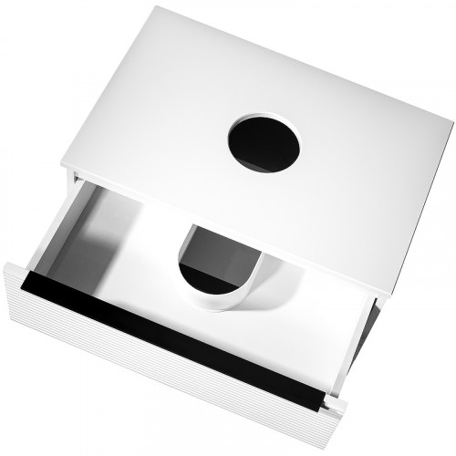 Тумба под раковину Runo Орлеан 70 00-00002023 подвесная Белая МДФ / ЛДСП