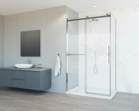 Душевой уголок Vincea Como Soft 120x90 VSR-1CS9012CL профиль Хром стекло прозрачное