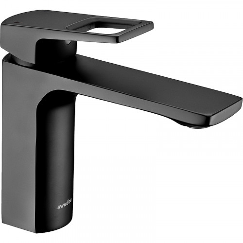 Смеситель для раковины Swedbe Kronos 2010B Черный матовый латунь