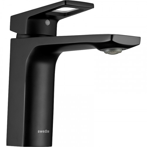Смеситель для раковины Swedbe Kronos 2010B Черный матовый латунь