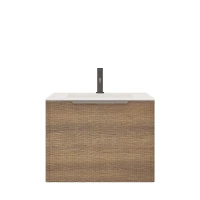 Тумба под раковину Creto Luna 60 17-WD60 подвесная цвет Wood