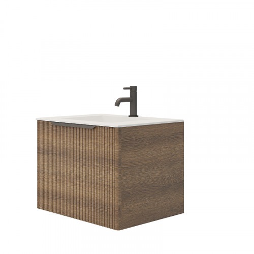 Тумба под раковину Creto Luna 60 17-WD60 подвесная цвет Wood