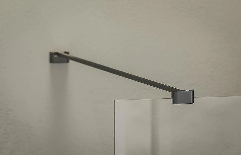 Душевая перегородка Ravak ST Walk-In Wall Air 90 GW9W70300Z1C профиль Черный стекло Transparent