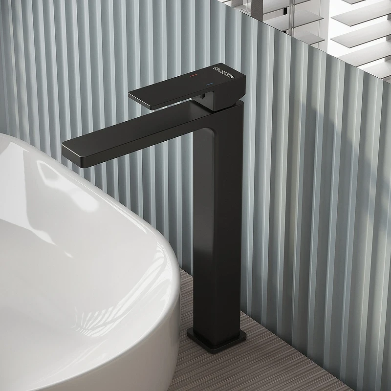 Смеситель для раковины Grossman Style 520.K35.05.210 Черный матовый латунь