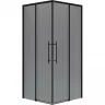 Душевой уголок Niagara Nova 90х90 NG-2829-34BLACK профиль Черный матовый стекло тонированное