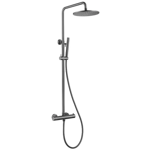 Душевая система Abber Wasser Kreis AF8160NGL с термостатом цвет Никель