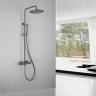 Душевая система Abber Wasser Kreis AF8160NGL с термостатом цвет Никель