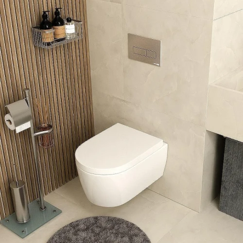 Инсталляция WasserKRAFT Vils 56TLT.010.ME.BN03 для унитаза с клавишей смыва Никель
