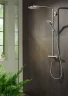 Душевая система Hansgrohe Raindance Select S 27633340 Черный Хром латунь на стену