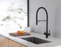 Смеситель для кухни Abber Wasser Kreis AF81141B Черный матовый латунь