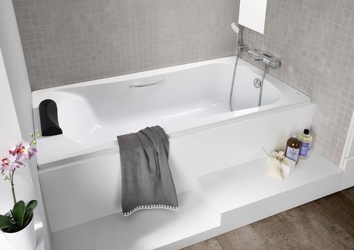 Акриловая ванна Roca BeCool 180х80 ZRU9302782 без гидромассажа