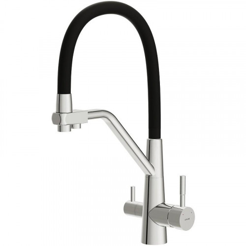 Смеситель для кухни Cersanit Vivo 68217 Хром Черный