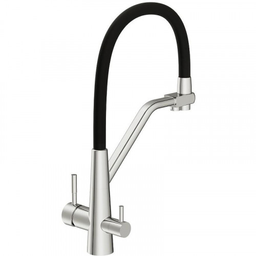Смеситель для кухни Cersanit Vivo 68217 Хром Черный
