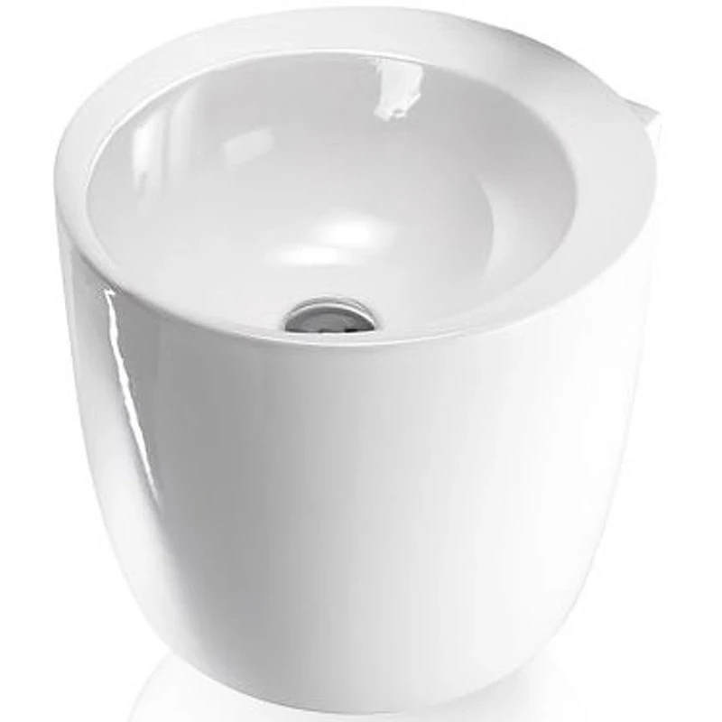 Раковина AeT Totem 41 L102T0R0V1100 Белая фаянс подвесная