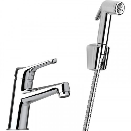 Смеситель для раковины Paini Bios 05 05CR205/574 с гигиеническим душем Хром