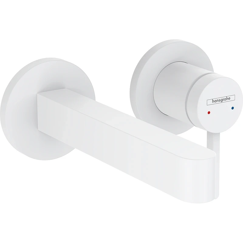 Смеситель для раковины Hansgrohe Finoris 76051700 Белый матовый латунь встраиваемый