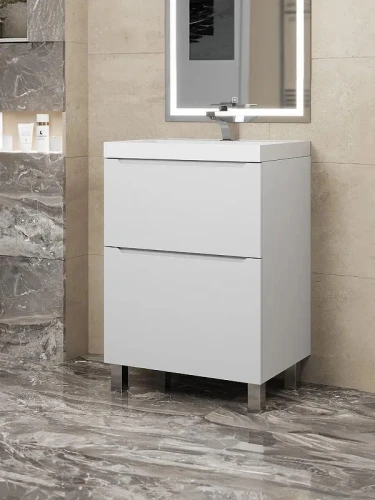 Тумба под раковину Uperwood Tanos 60 291120329 цвет Белый матовый