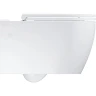 Унитаз с инсталляцией Grohe Bau Ceramic 103849SH00 цвет Альпийский белый с сиденьем Микролифт и клавишей смыва цвет Хром глянцевый