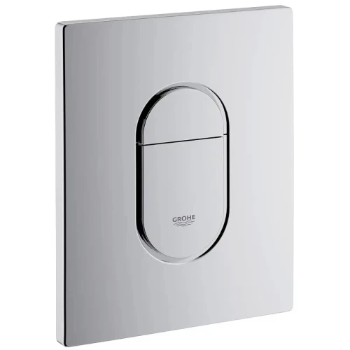 Унитаз с инсталляцией Grohe Bau Ceramic 103849SH00 цвет Альпийский белый с сиденьем Микролифт и клавишей смыва цвет Хром глянцевый