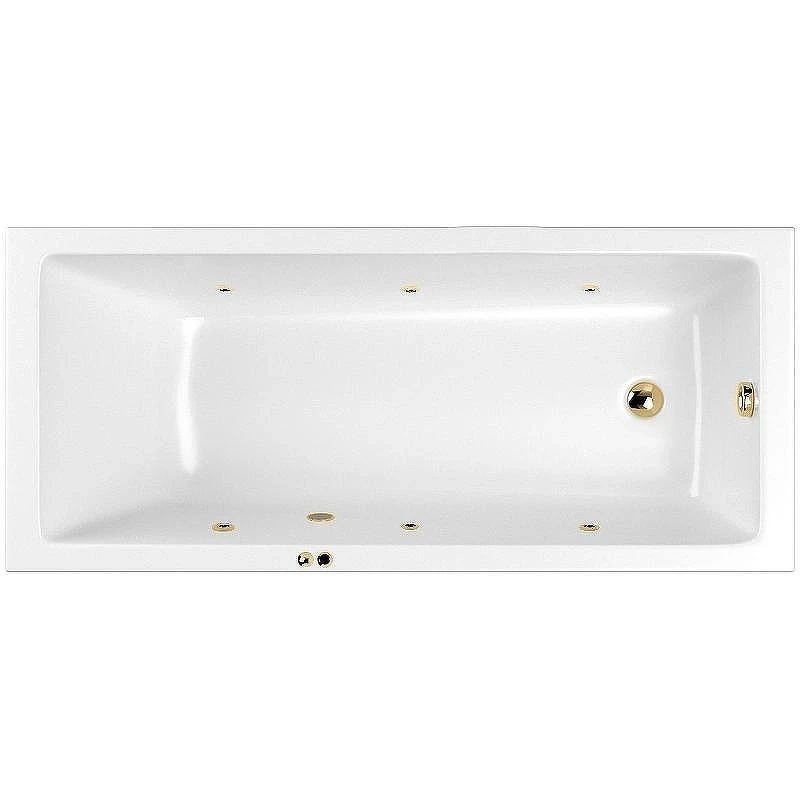 Акриловая ванна Whitecross Wave Slim 170x70 0111.170070.100.SOFT.GL с гидромассажем