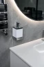 Дозатор для жидкого мыла Boheme Qubic 10727-CR цвет Хром