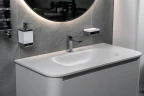 Дозатор для жидкого мыла Boheme Qubic 10727-CR цвет Хром