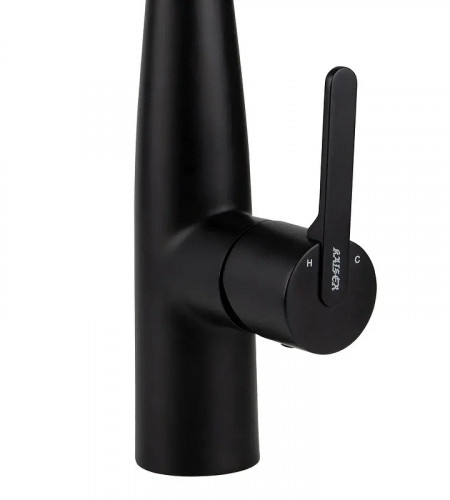 Смеситель для кухни Kaiser Claro 22144-9 цвет Черный Матовый