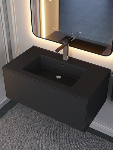 Раковина Uperwood Parma Quartz 86 291003008 цвет Уголь