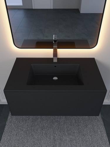 Раковина Uperwood Parma Quartz 86 291003008 цвет Уголь