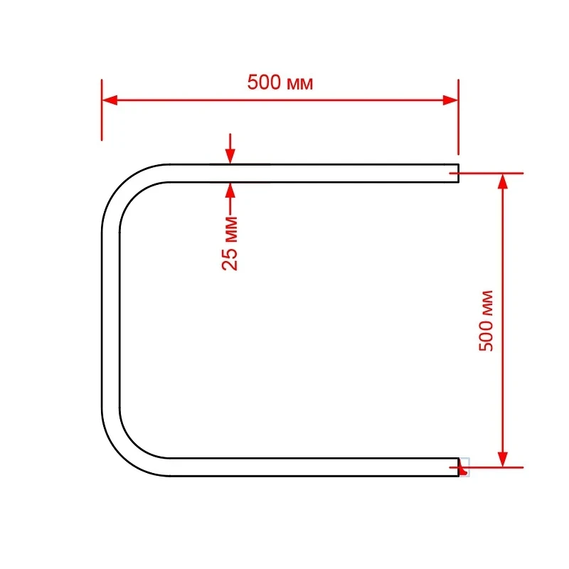 Электрический полотенцесушитель Mixline Simple 50x50 556805 цвет Хром