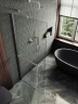 Душевая перегородка Maybah Glass MGD-708-5ш 1090x1950 в широком профиле Хром матовый стекло прозрачное