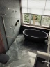 Душевая перегородка Maybah Glass MGD-708-5ш 1090x1950 в широком профиле Хром матовый стекло прозрачное