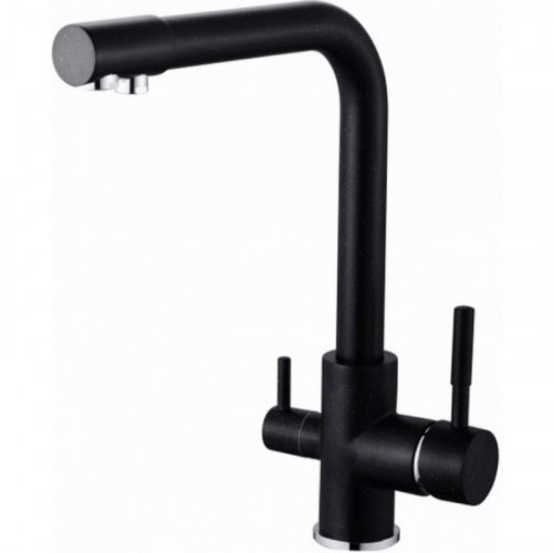 Смеситель для кухни Viko V-5024 Черный мрамор латунь на столешницу