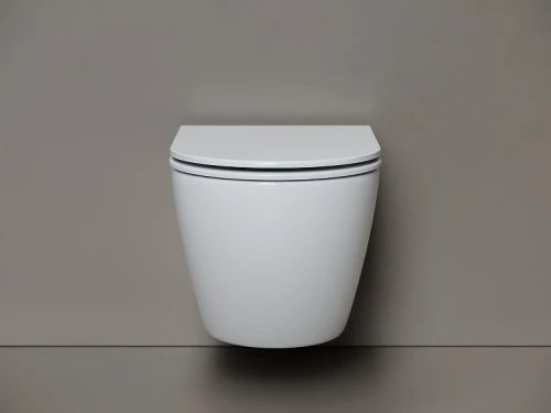 Унитаз подвесной Ceramicanova Вихрь (Whirl) CN11007T цвет Белый с сиденьем Микролифт