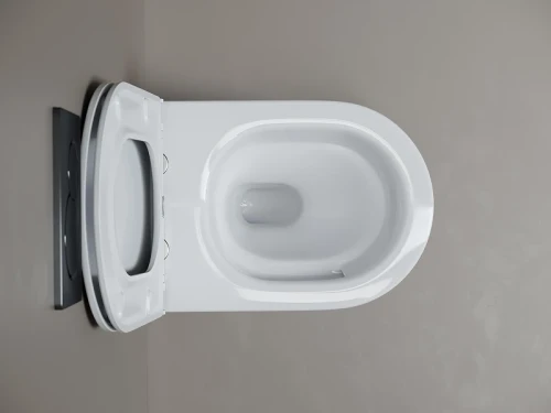 Унитаз подвесной Ceramicanova Вихрь (Whirl) CN11007T цвет Белый с сиденьем Микролифт