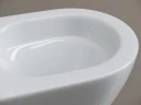 Унитаз подвесной Ceramicanova Вихрь (Whirl) CN11007T цвет Белый с сиденьем Микролифт