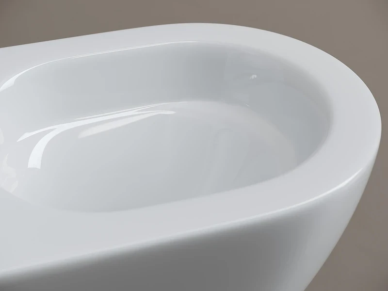 Унитаз подвесной Ceramicanova Вихрь (Whirl) CN11007T цвет Белый с сиденьем Микролифт