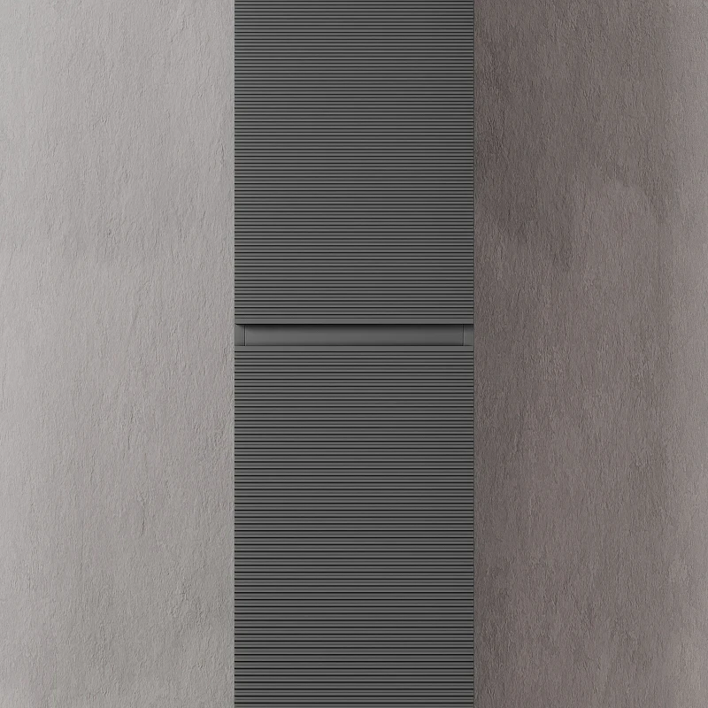 Шкаф пенал Sancos Folk 35 PFL35GS подвесной Grey soft МДФ / ЛДСП