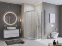 Душевой поддон из искусственного камня BelBagno Uno 80x80 TRAY-MR-UNO-R-80-550-35-W Белый