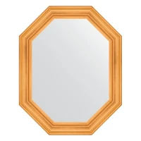 Зеркало Evoform Octagon 79х99 BY 7305 в багетной раме - Травленое золото 99