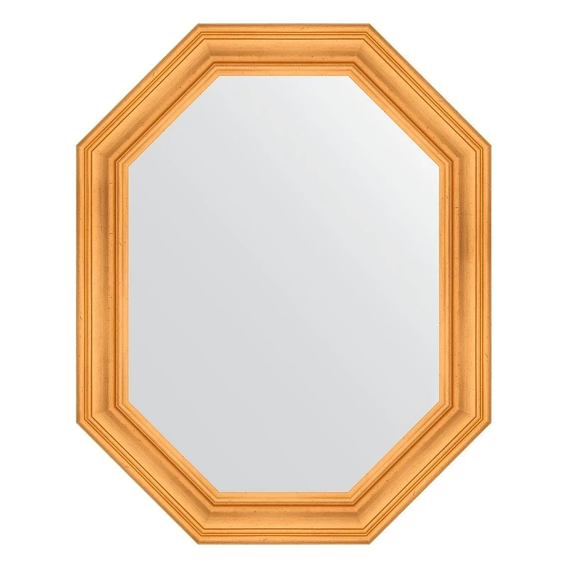 Зеркало Evoform Octagon 79х99 BY 7305 в багетной раме - Травленое золото 99